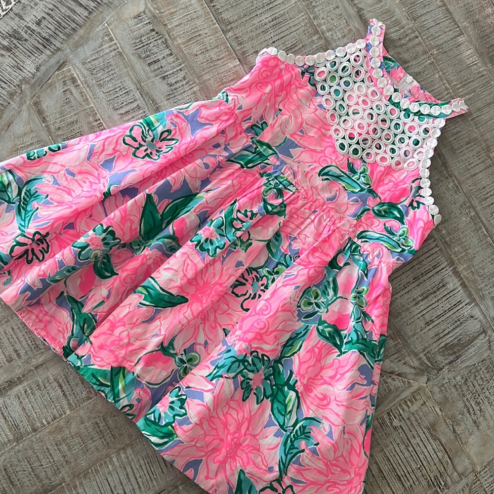 Lilly Pullitzer Floral Dress Size 5